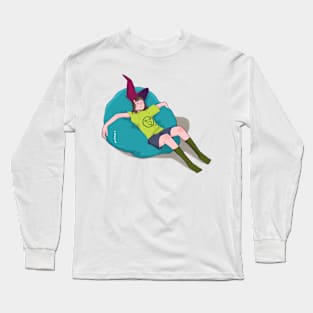 Lazy Witch Long Sleeve T-Shirt